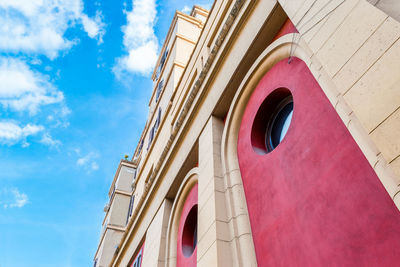 Low angle view of building against sky