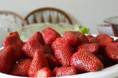 Close-up of strawberries