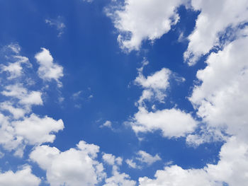 Low angle view of clouds in sky