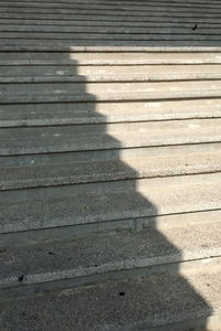 Full frame shot of shadow on floor