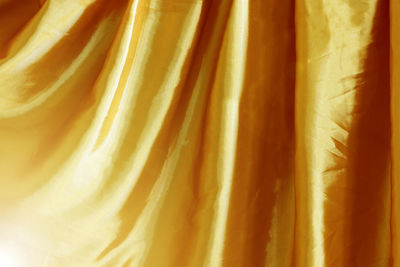 Full frame shot of golden curtain