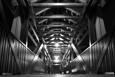 Illuminated modern building