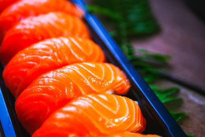 Close-up of fish in market