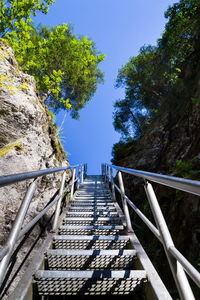 Low angle view of bridge against sky