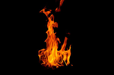 Close-up of fire