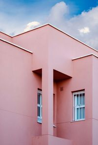 Low angle view of building against sky