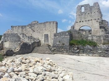 View of fort against the sky