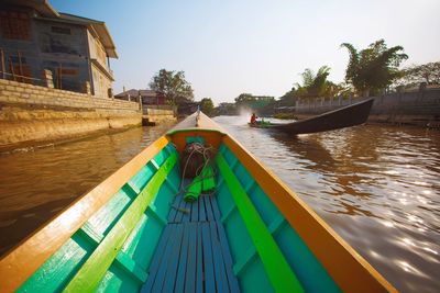 Scenic view of river against sky