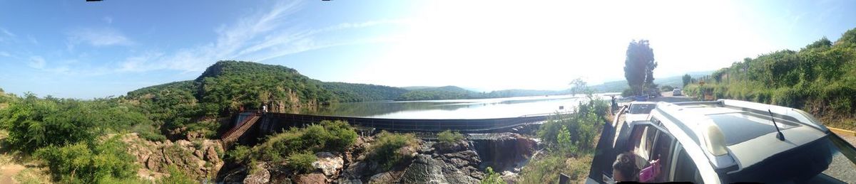 Panoramic view of landscape against sky