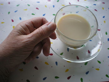 Close-up of coffee cup