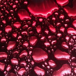 Full frame shot of pink water in sea