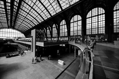 Interior of subway station