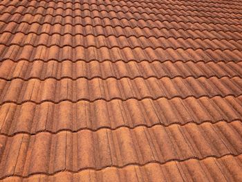 Full frame shot of roof tiles