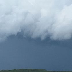 Low angle view of cloudy sky