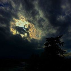 Scenic view of landscape against cloudy sky