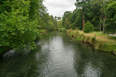 A creek in the southern city christchurch in new zealand
