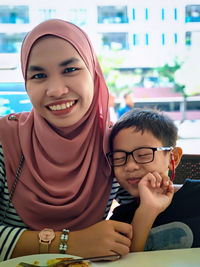 Portrait of smiling boy