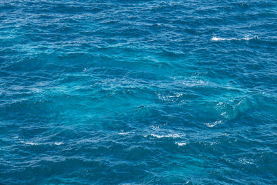 Full frame shot of blue sea