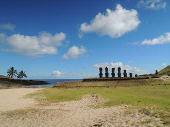 Tourists on the beach