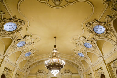 Low angle view of ceiling