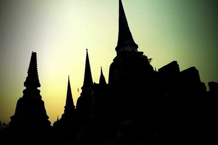 SILHOUETTE OF TEMPLE