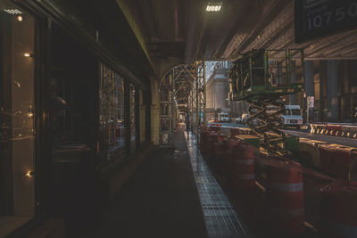 View of empty restaurant