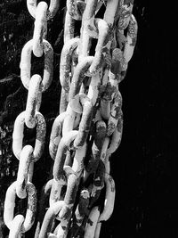 Close-up of metallic chain