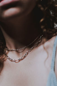 Close-up of woman wearing mask