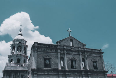 Low angle view of building against sky