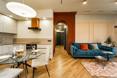 Empty chairs at home