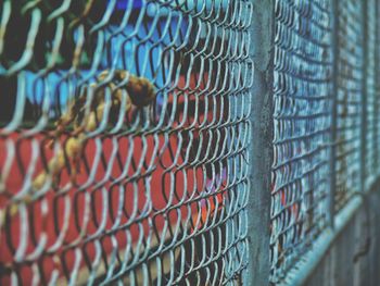 Full frame shot of chainlink fence