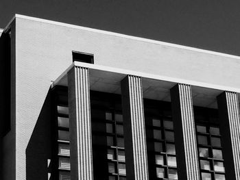 Low angle view of modern building