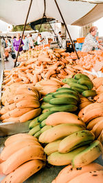 Fruits for sale at market stall