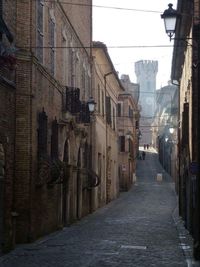 Street amidst buildings in city