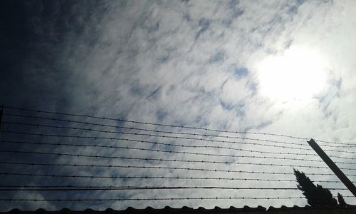 Low angle view of built structure against sky