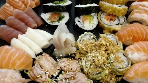 Close-up of sushi