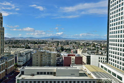 Cityscape against sky