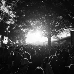 People enjoying at concert