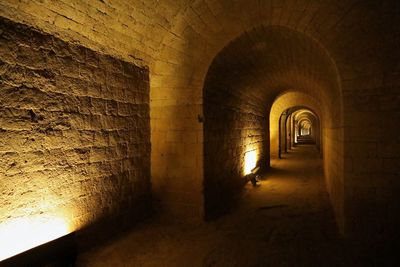 Corridor of old building