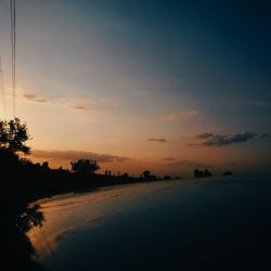 Scenic view of sky at sunset