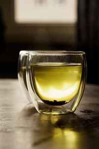 Close-up of tea on table