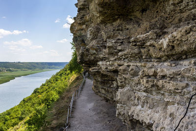 Footpath along cliff