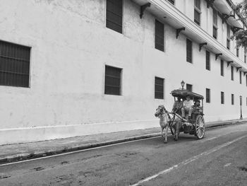 Cars parked in front of building