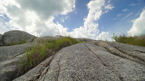 Panoramic view of landscape against sky