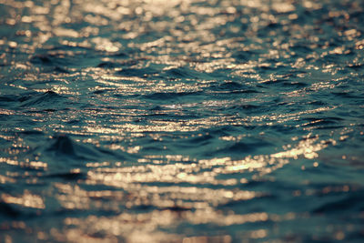 Full frame shot of sea water