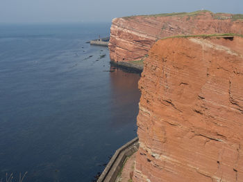 Rock formations at seaside