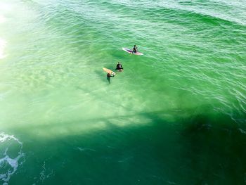 People enjoying in water