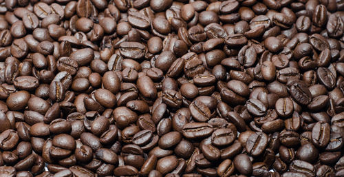 Full frame shot of coffee beans