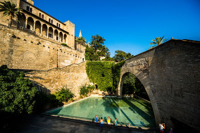 Panoramic view on a sunny day in palma