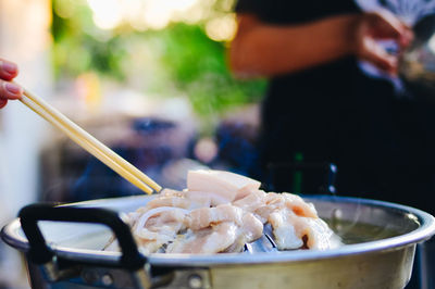 Close-up of food in bowl